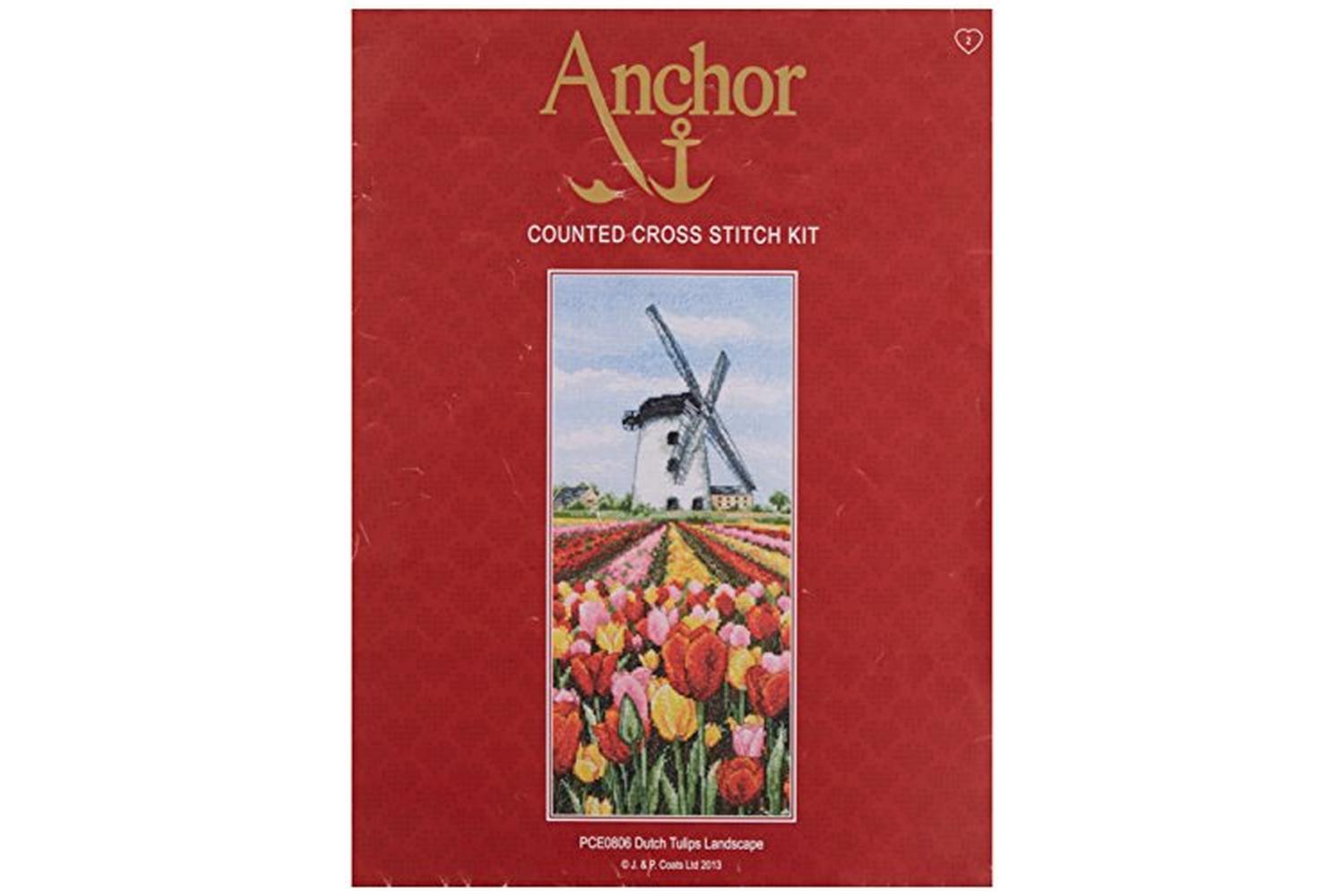 Anchor Gro-pce0806 - Lscape Dutch Tulips - Counted Cross Sti