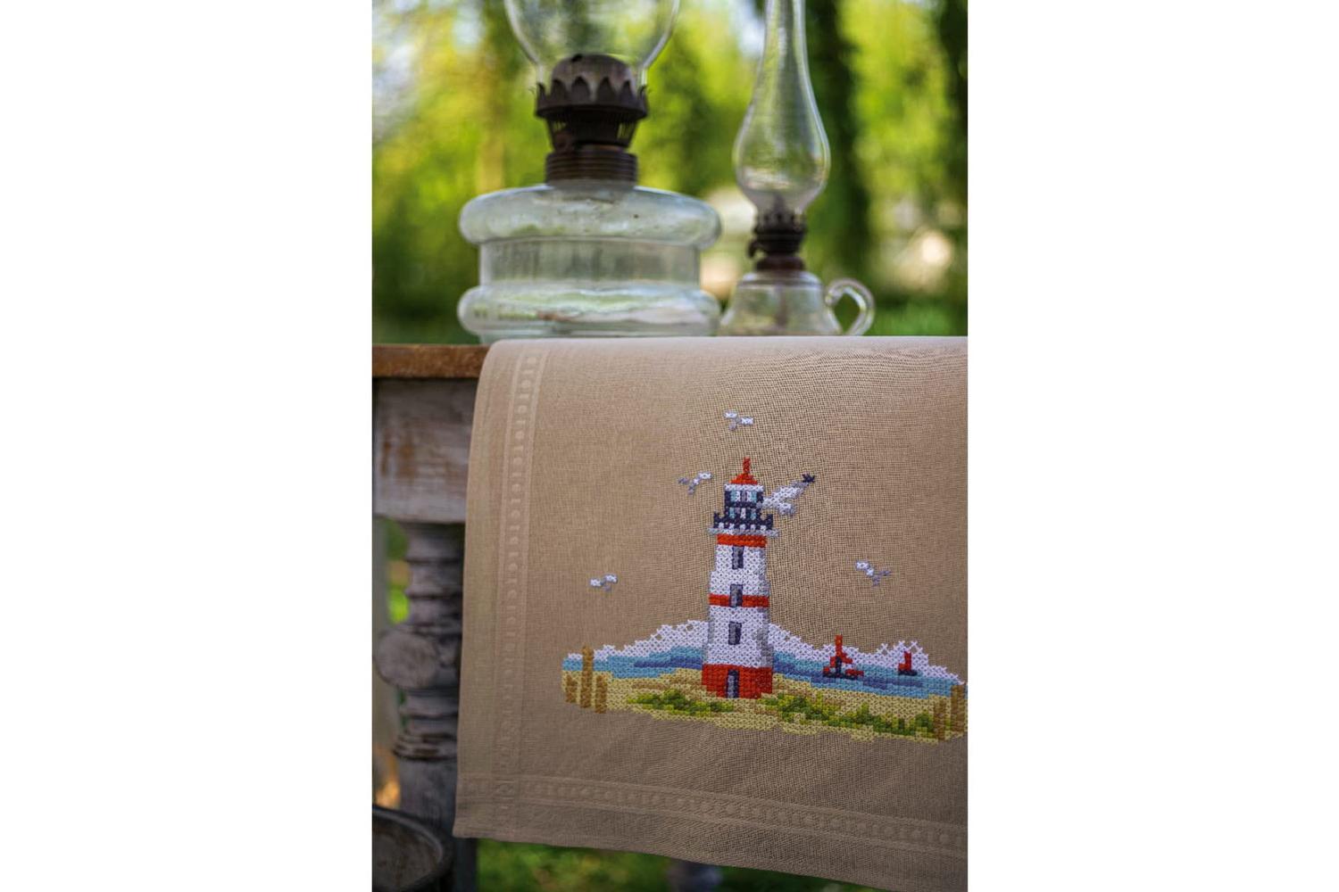 Vervaco Gro-pn-0194670 - Emb Trun Lighthouse - Embroidery Ki