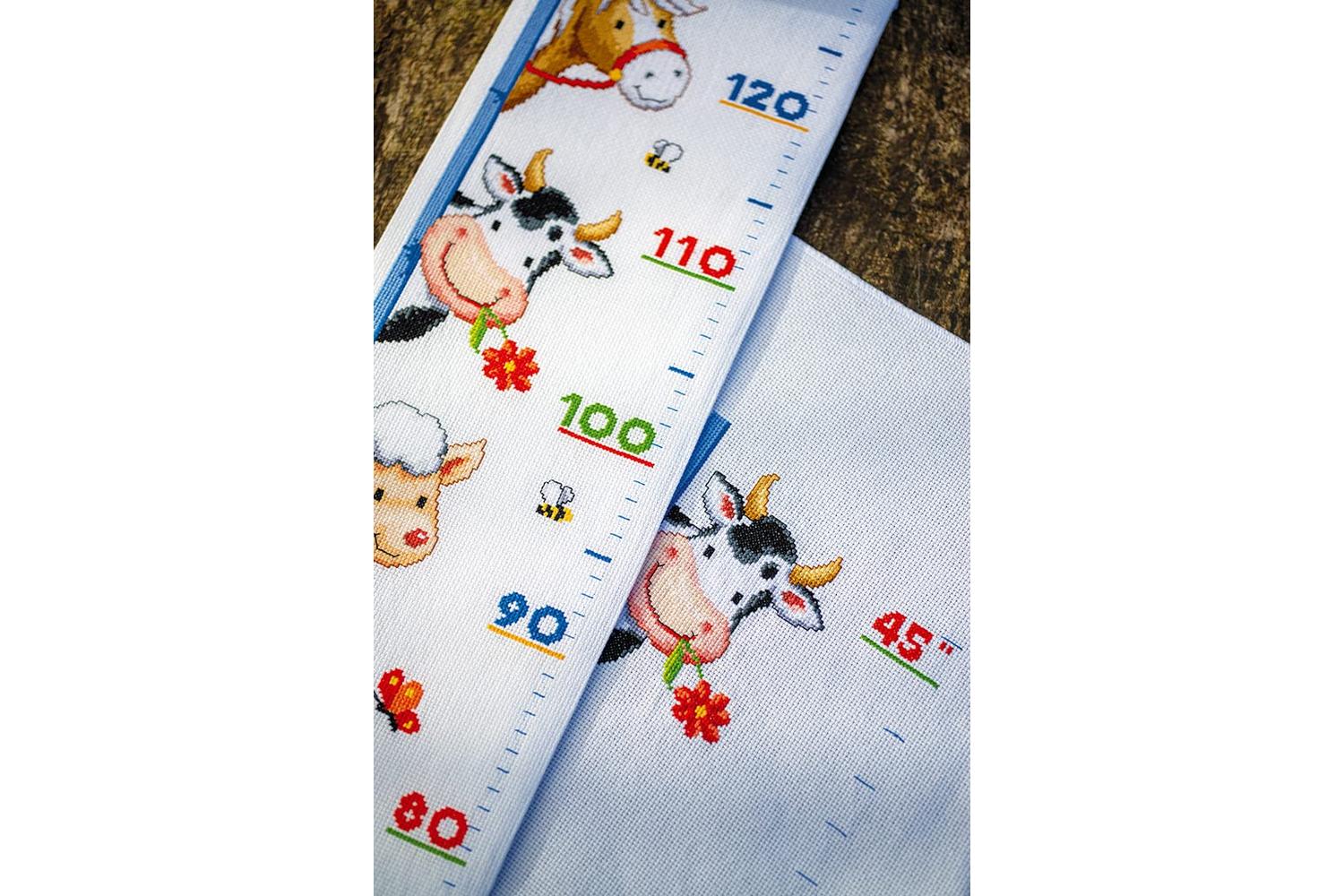 Vervaco Gro-pn-0011384 - Hchart Farm Animals - Counted Cross