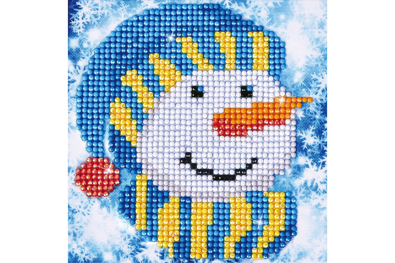 Diamond Dotz Gro-dd2.034 - Snowman Cap - Diamond Painting Ki