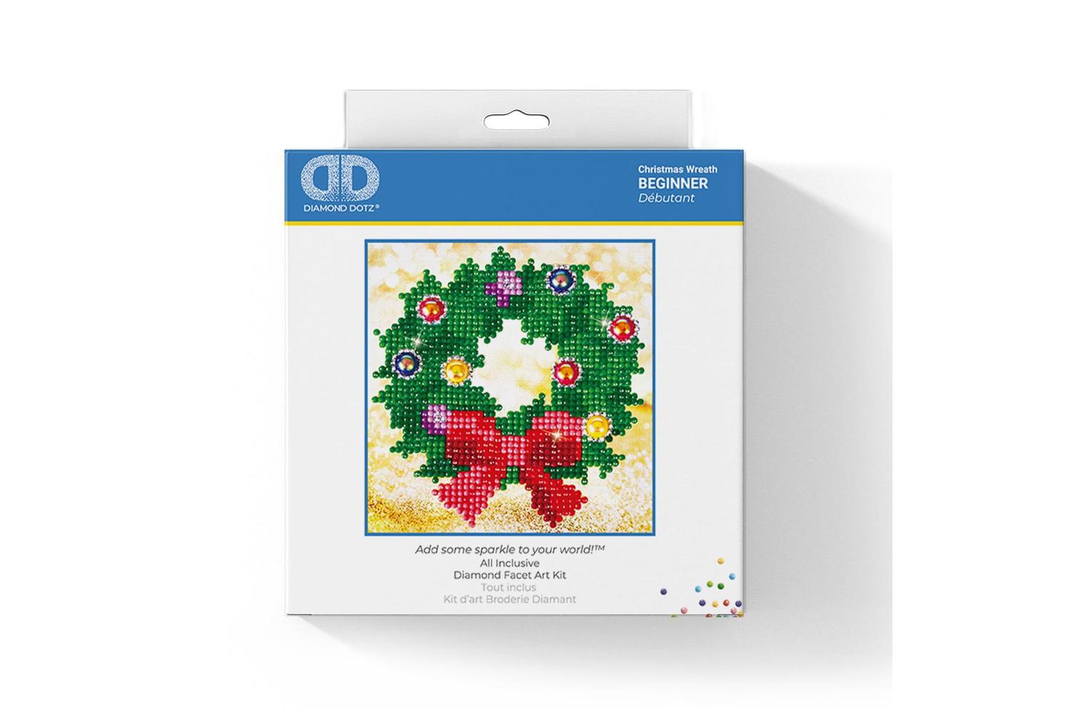 Diamond Dotz Gro-dd2.037 - Xmas Wreath - Diamond Painting Ki