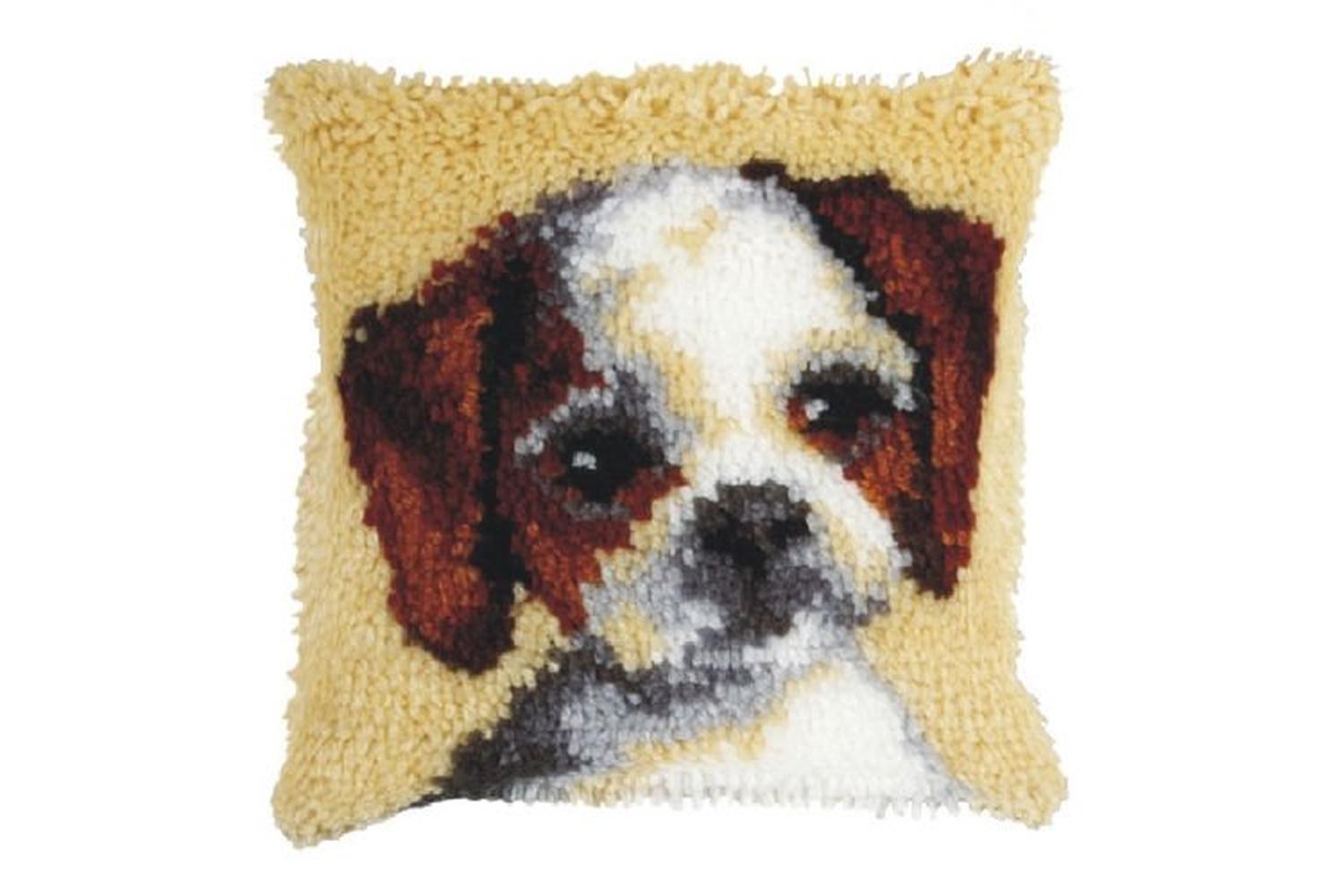 Orchidea Gro-orc.4019 - Lhk Cush Dog - Latch Hook Kit Cushio