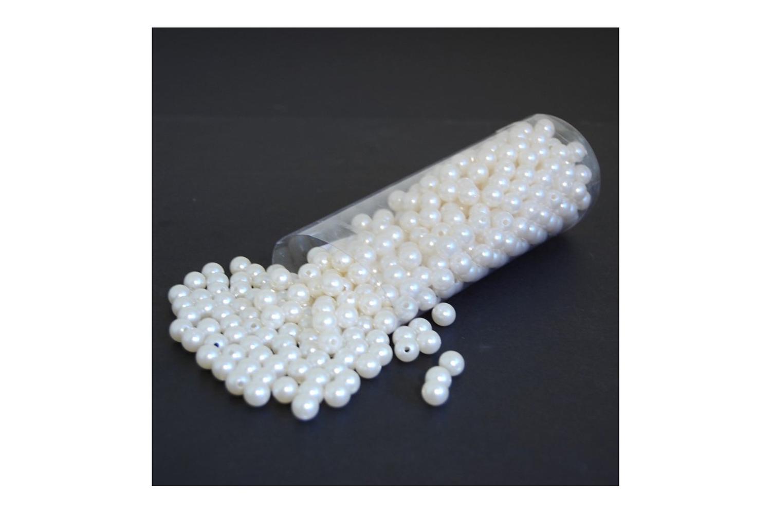 Occasions Gro-b2131iv - Loose Bead Tube 10mm Approx 450ivory