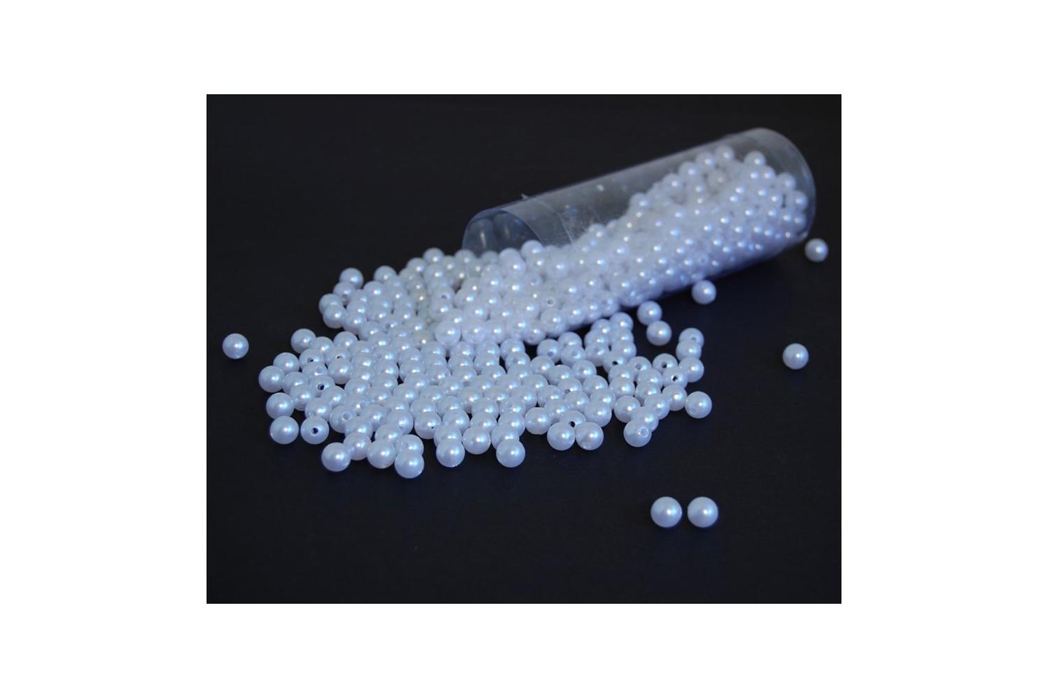 Occasions Gro-b2131wh - Loose Bead Tube 10mm Approx 450white