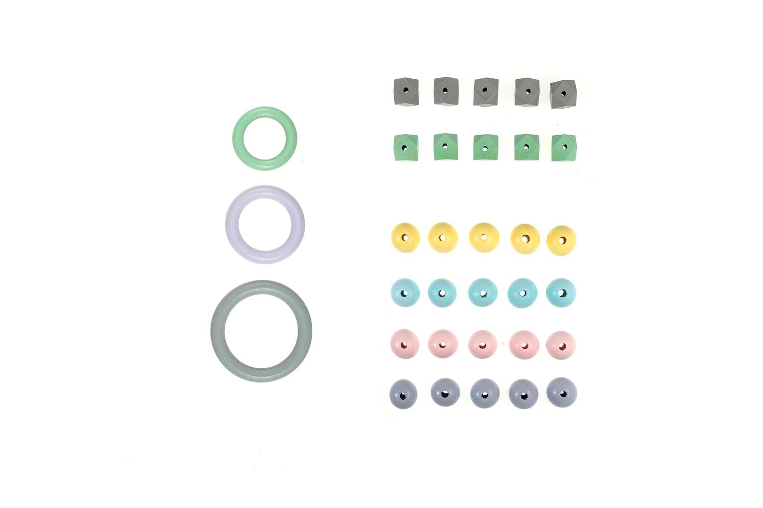 Trimits Gro-cf428 - Wooden Craft Accessories Pack 33 Pieces 