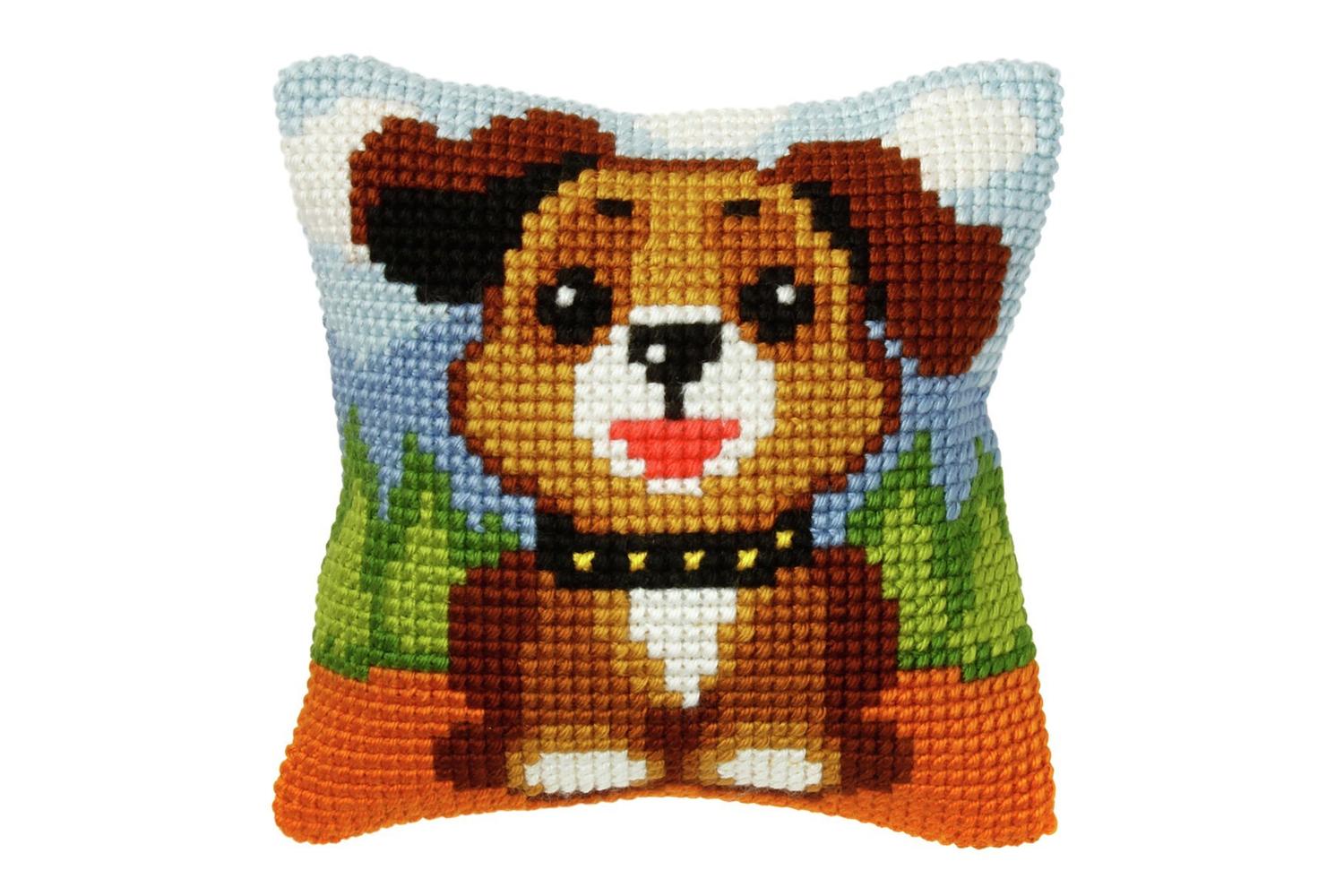 Orchidea Gro-orc.9404 - Cushion Kit Dog - Cross Stitch Kit C