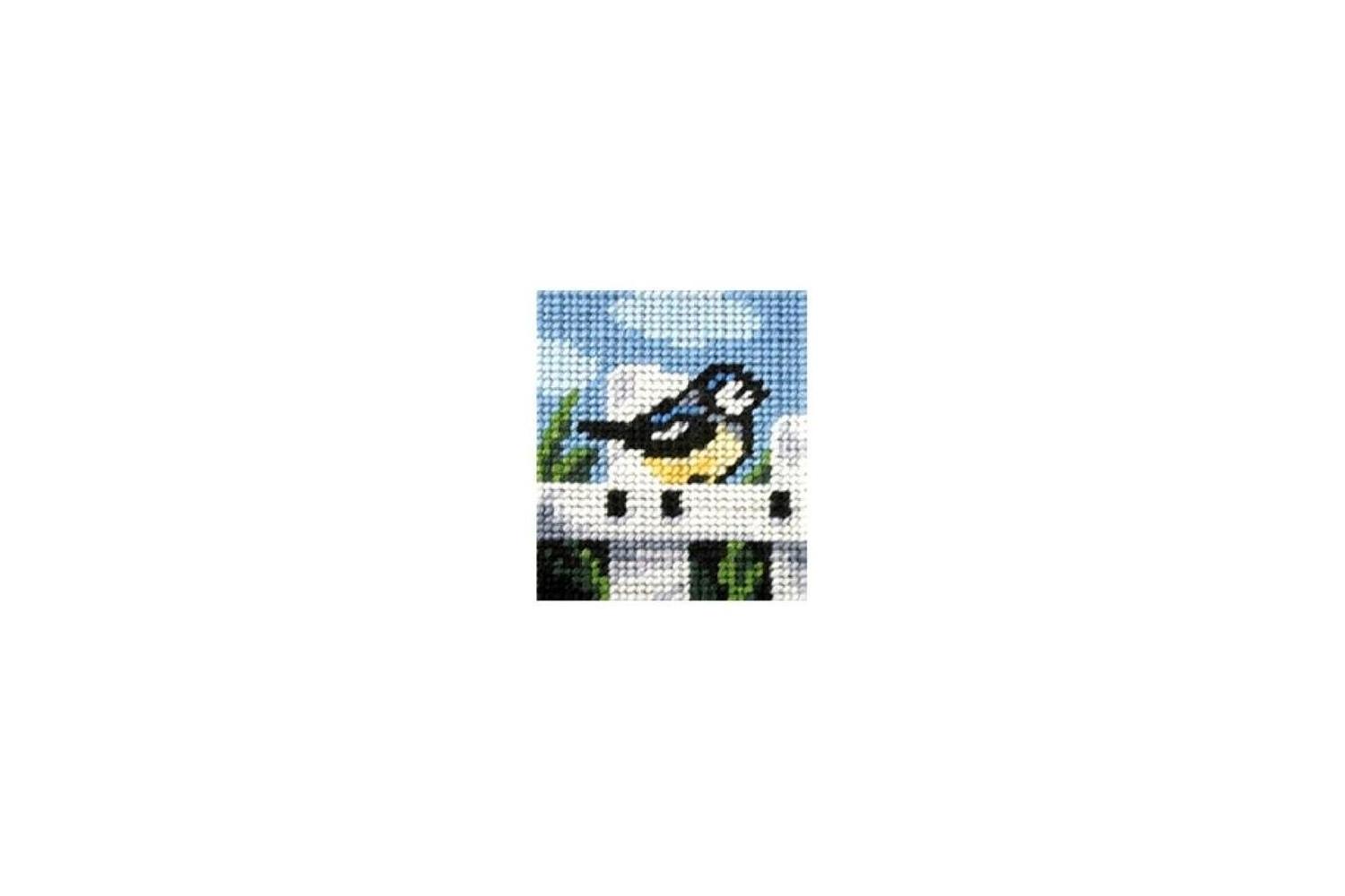 Orchidea Gro-orc.9730 - Emb Kit Blue Tit - Needlepoint Kit M
