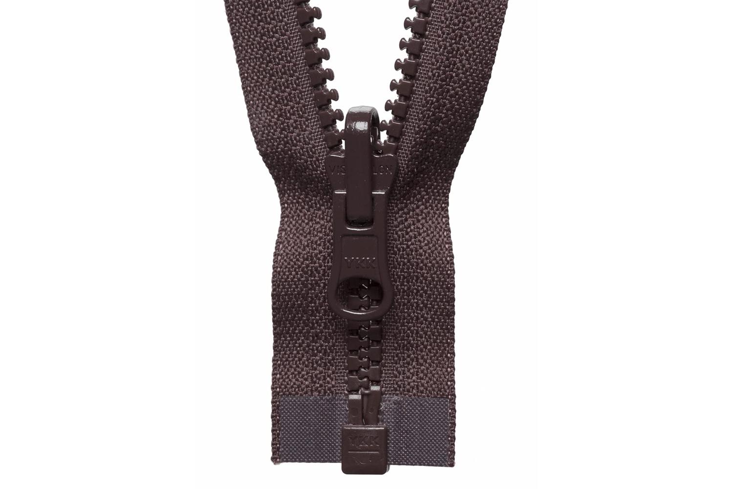 Ykk Gro-y176\570 - Flip Over Zip 76cm - Vislon Flip Over Zip