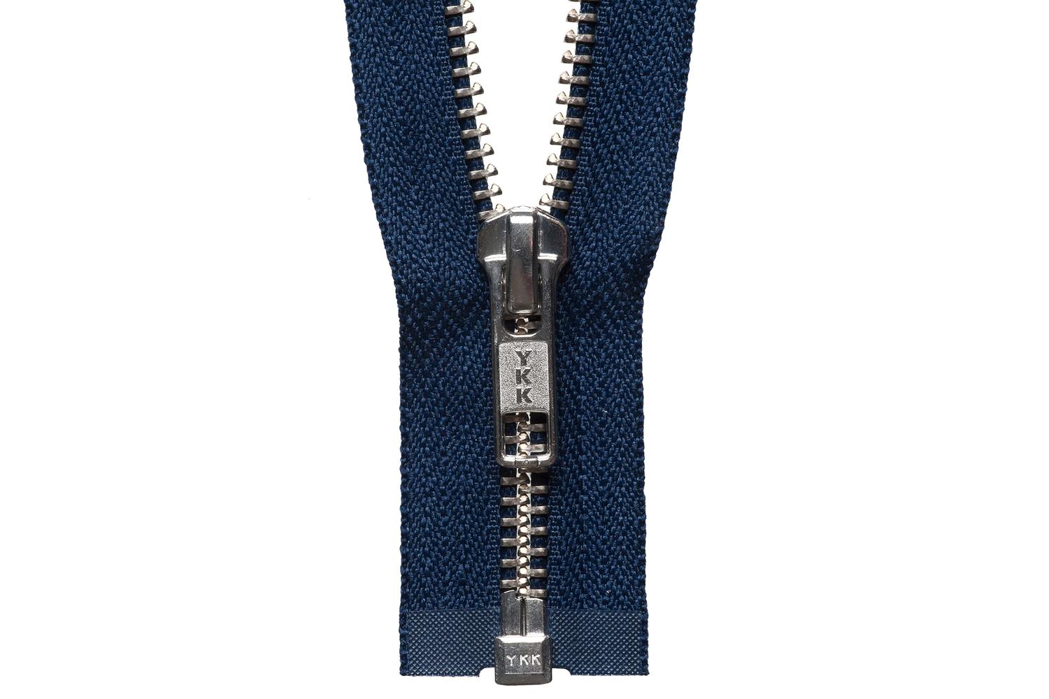 Ykk Gro-y1946\919 - Nickel Free Metal Open-end Zip 46cm Or 1