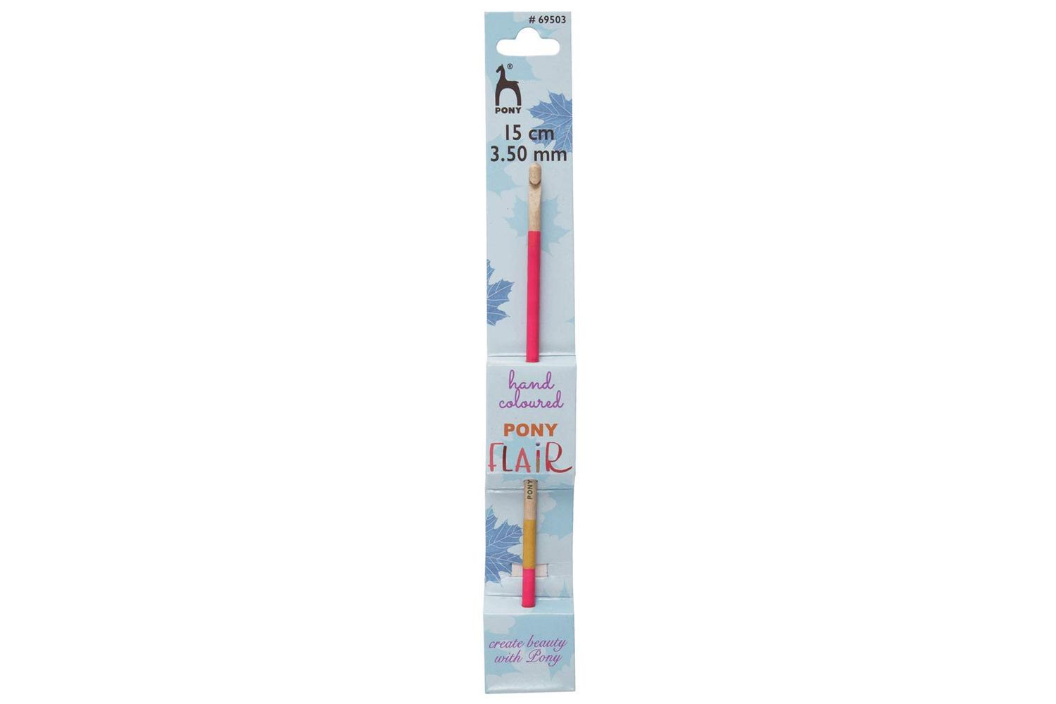 Pony Gro-p69503 - Flr Chk 350mm - Crochet Hook Flair Hand Pa