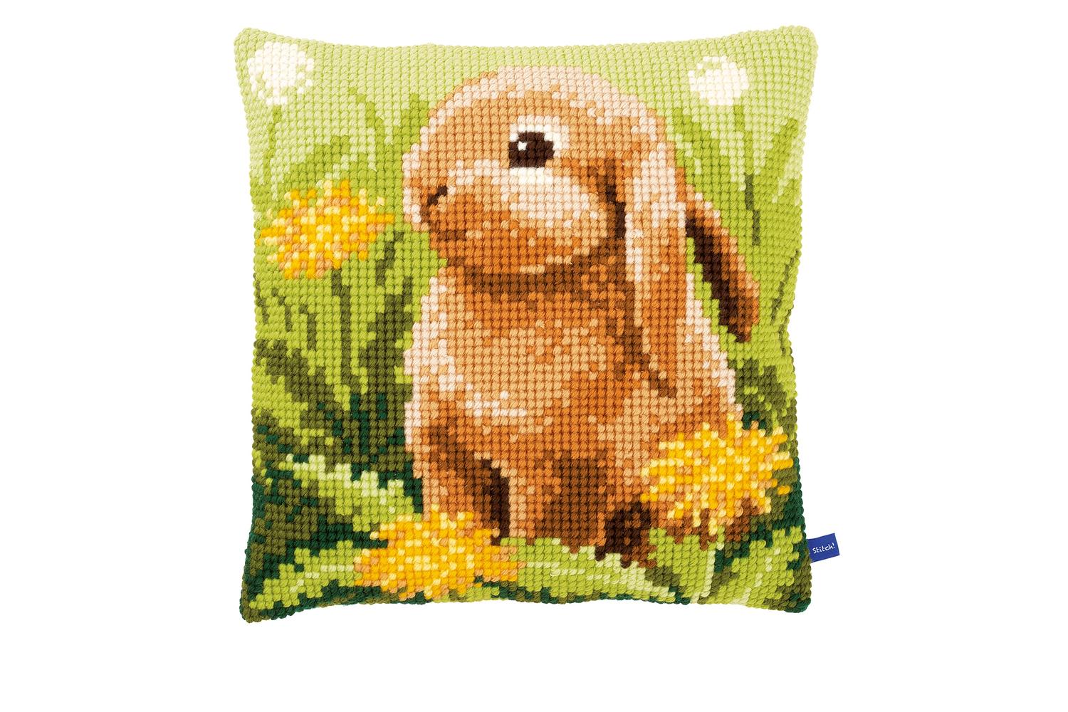 Vervaco Gro-pn-0154842 - Cushion Little Hare - Cross Stitch 