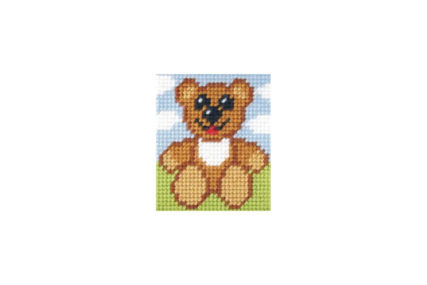 Orchidea Gro-orc.9706 - Emb Kit Happy Ted - Needlepoint Kit 
