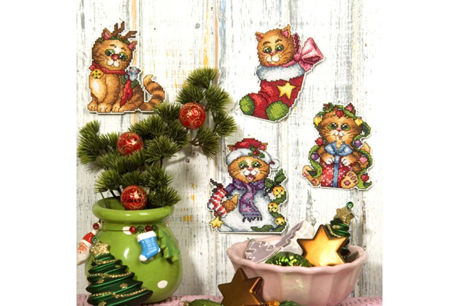 Orchidea Gro-orc.7627 - Cats - Counted Cross Stitch Kit Cats