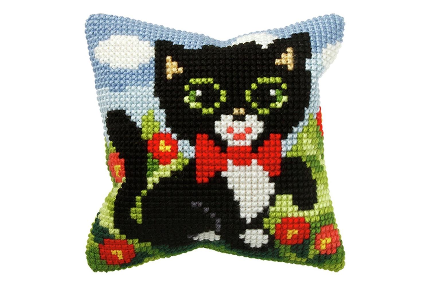 Orchidea Gro-orc.9403 - Cushion Kit Kitten - Cross Stitch Ki