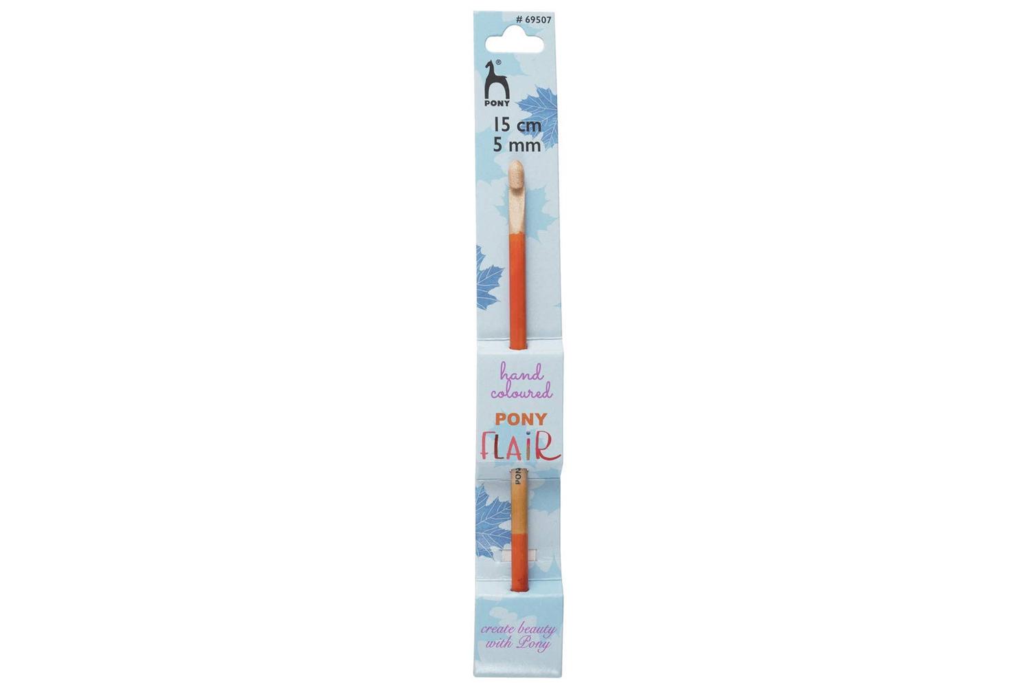Pony Gro-p69507 - Flr Chk 500mm - Crochet Hook Flair Hand Pa