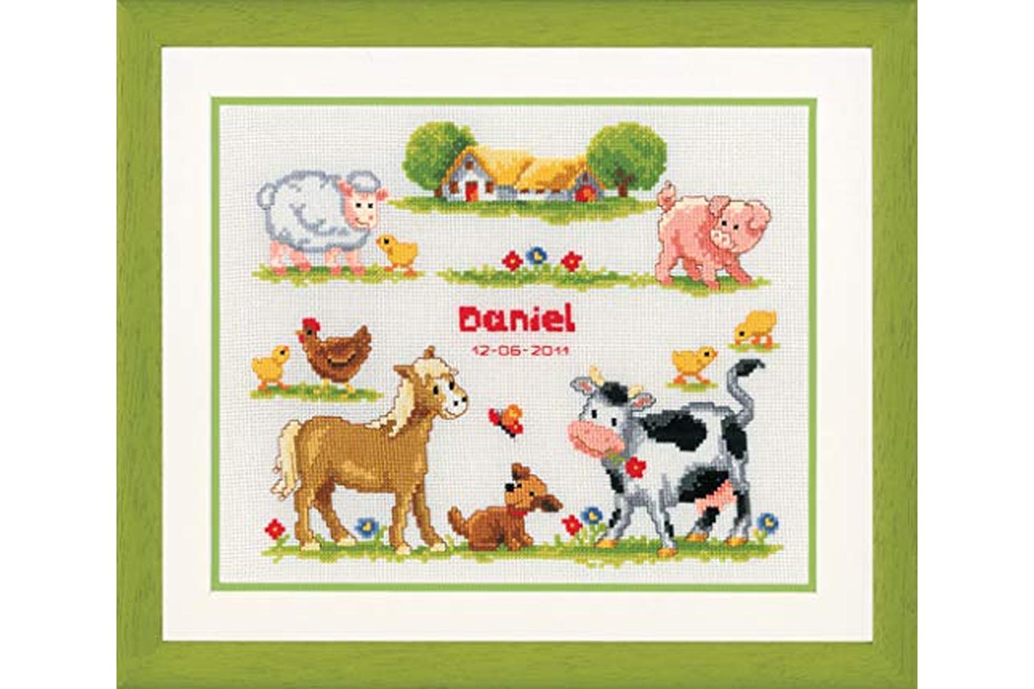 Vervaco Gro-pn-0011894 - Brec Farm Yard - Counted Cross Stit