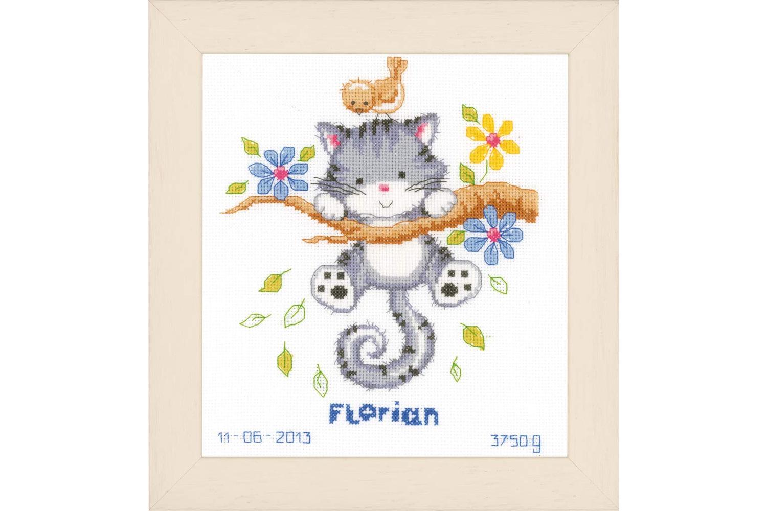Vervaco Gro-pn-0146276 - Brec Kitten - Counted Cross Stitch 