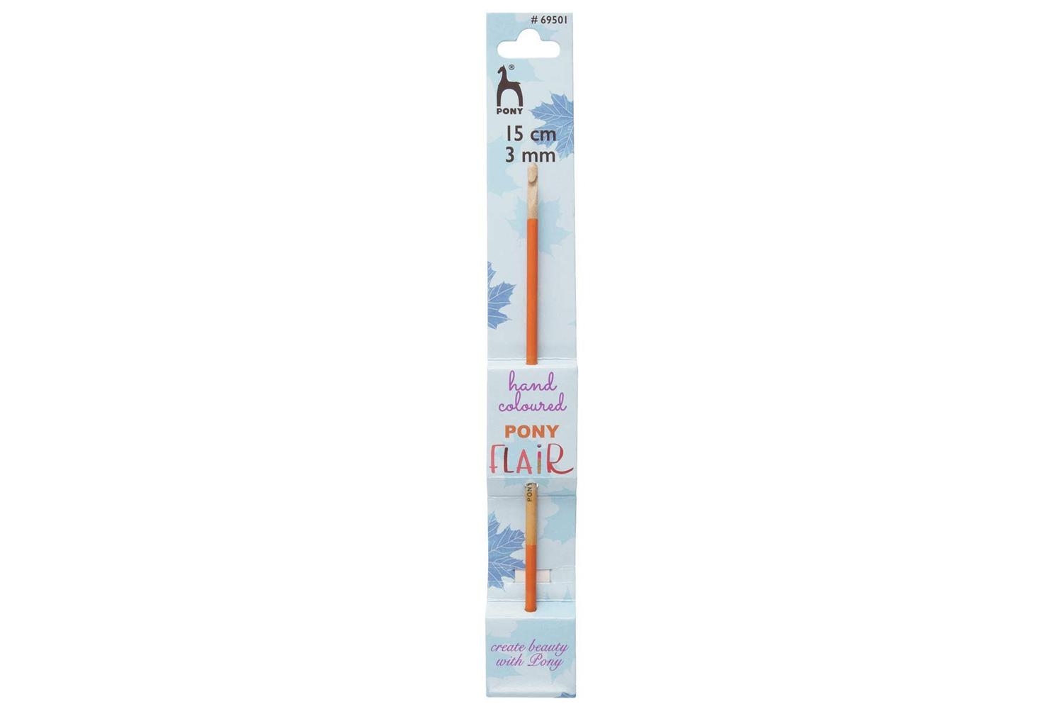 Pony Gro-p69501 - Flr Chk 300mm - Crochet Hook Flair Hand Pa