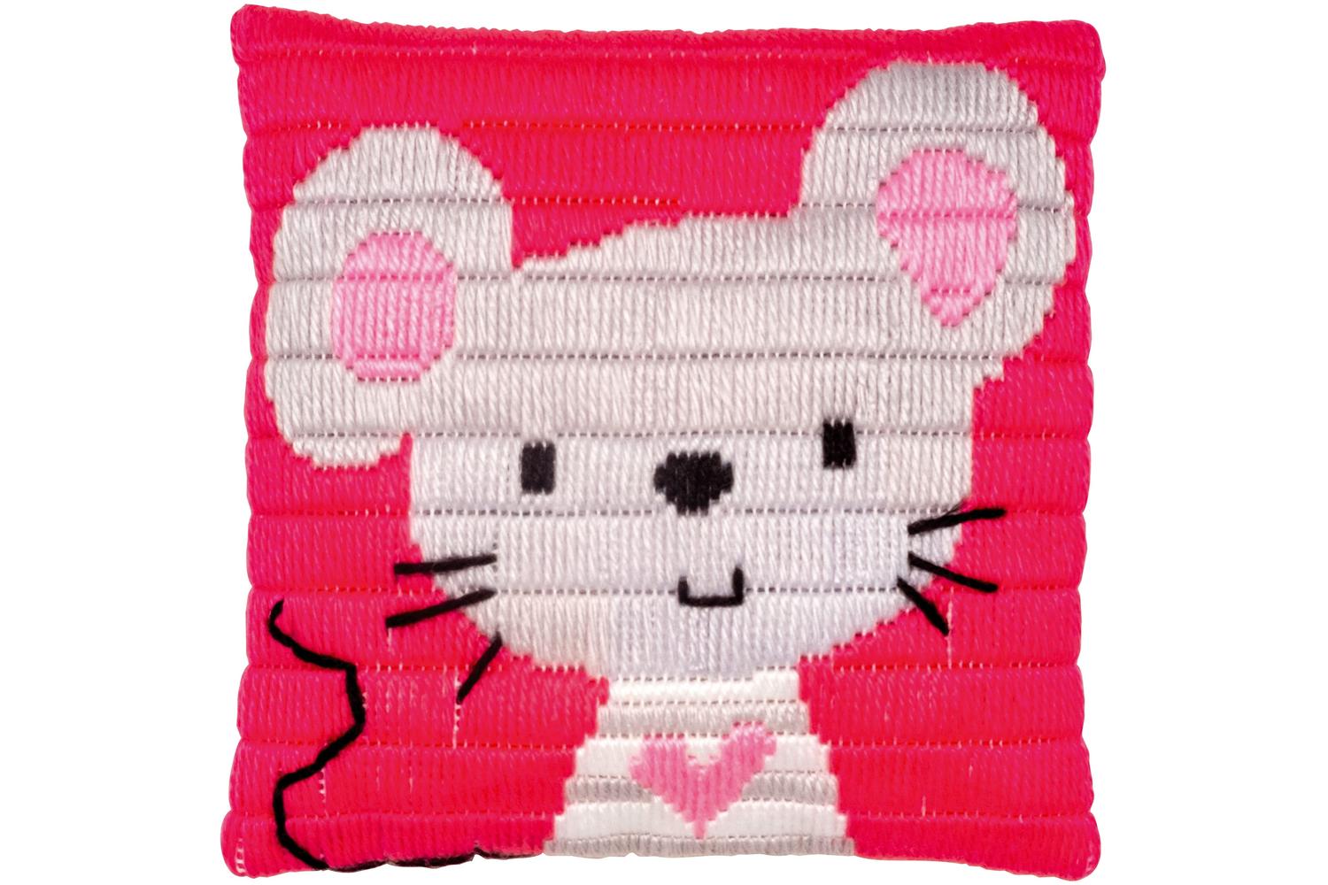 Vervaco Gro-pn-0157543 - Ls Cush Little Mouse - Long Stitch 