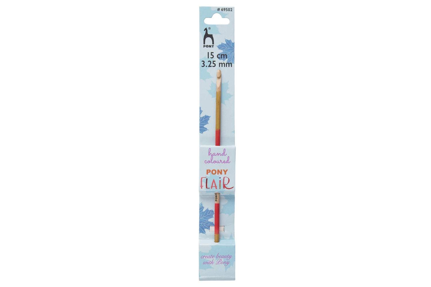 Pony Gro-p69502 - Flr Chk 325mm - Crochet Hook Flair Hand Pa