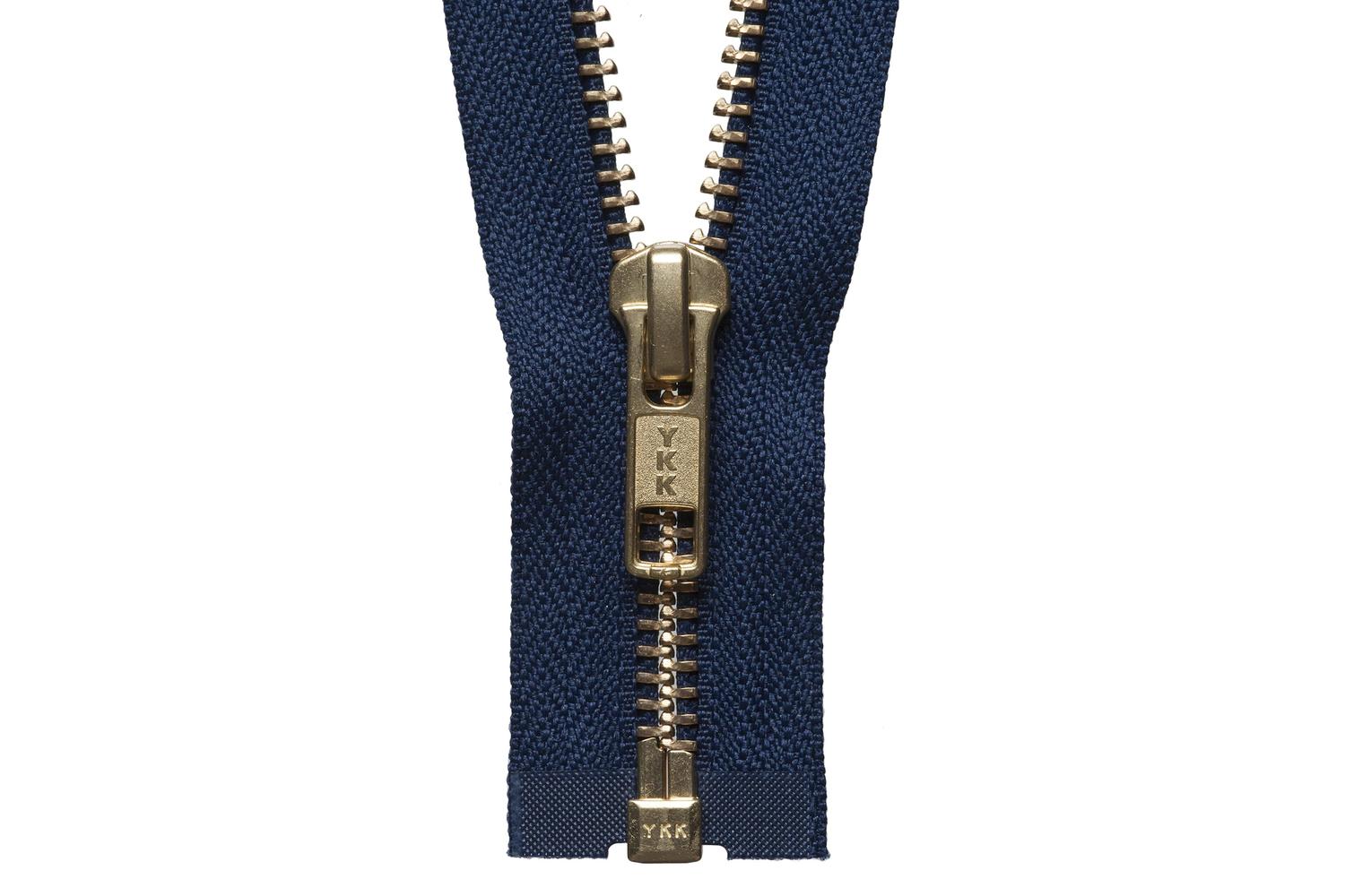 Ykk Gro-y2041\919 - Brass Oend Zip 41cm - Brass Metal Open E