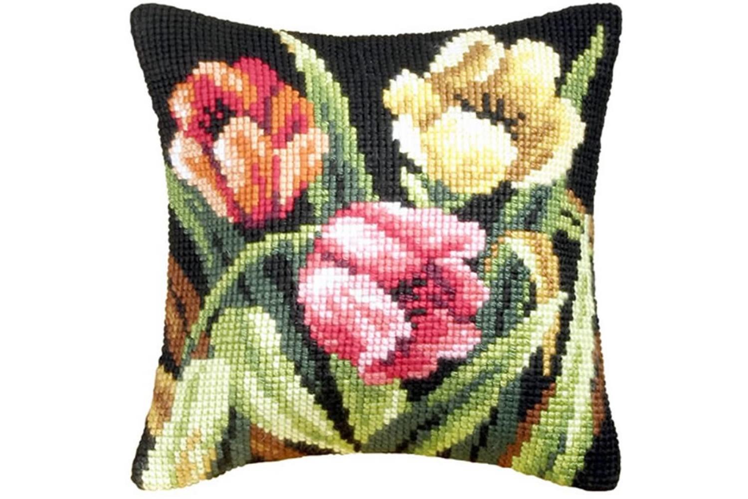 Orchidea Gro-orc.9077 - Cushion Ttulips - Cross Stitch Kit C