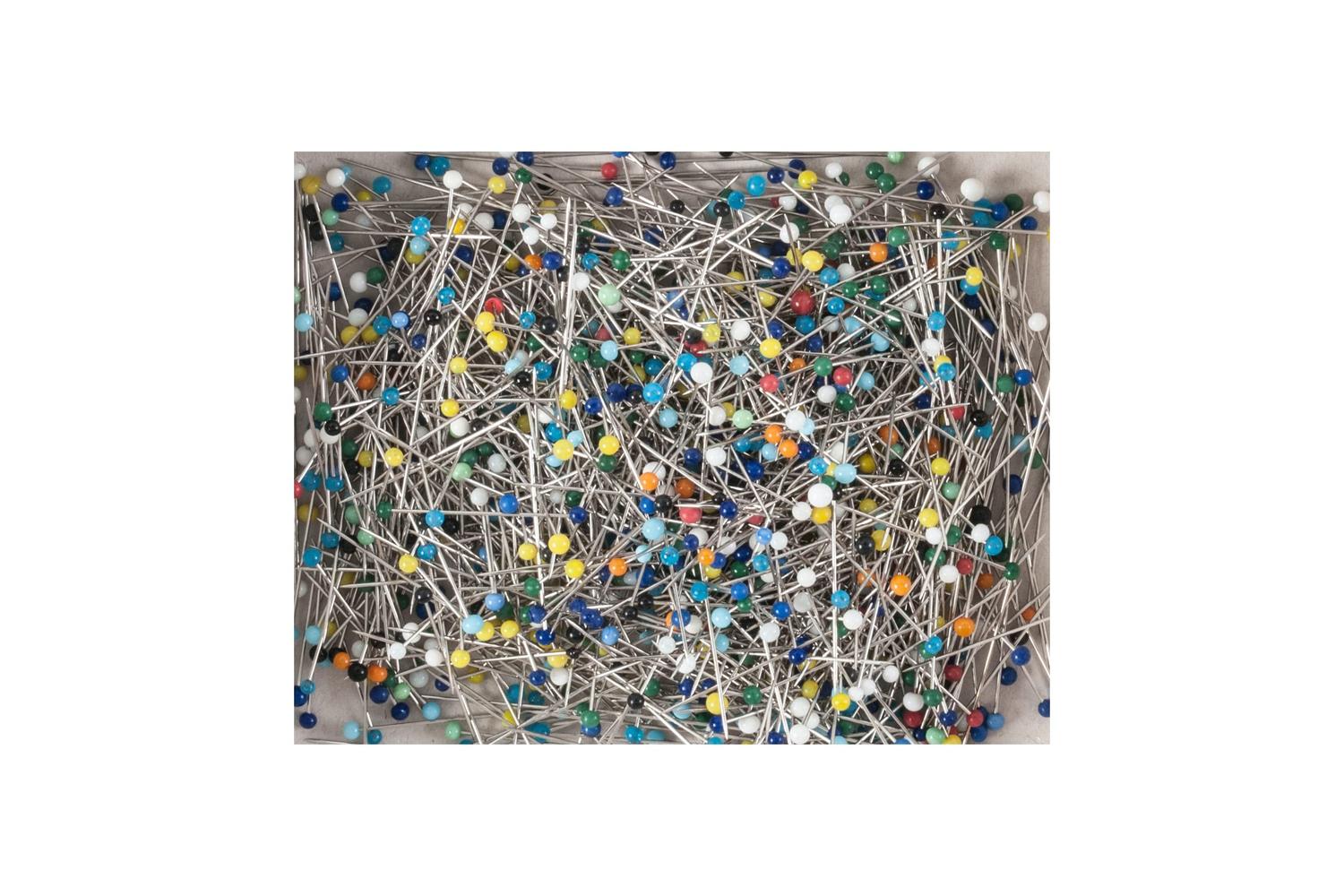 Milward Gro-2113117 - Pins Straight Glass-headed Assorted 30