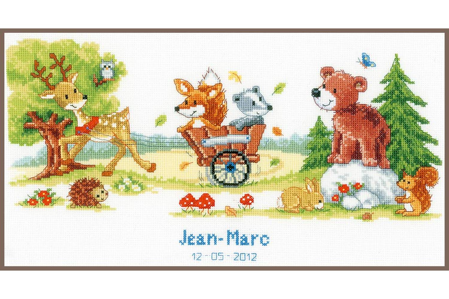 Vervaco Gro-pn-0144902 - Brec Animal Fun - Counted Cross Sti