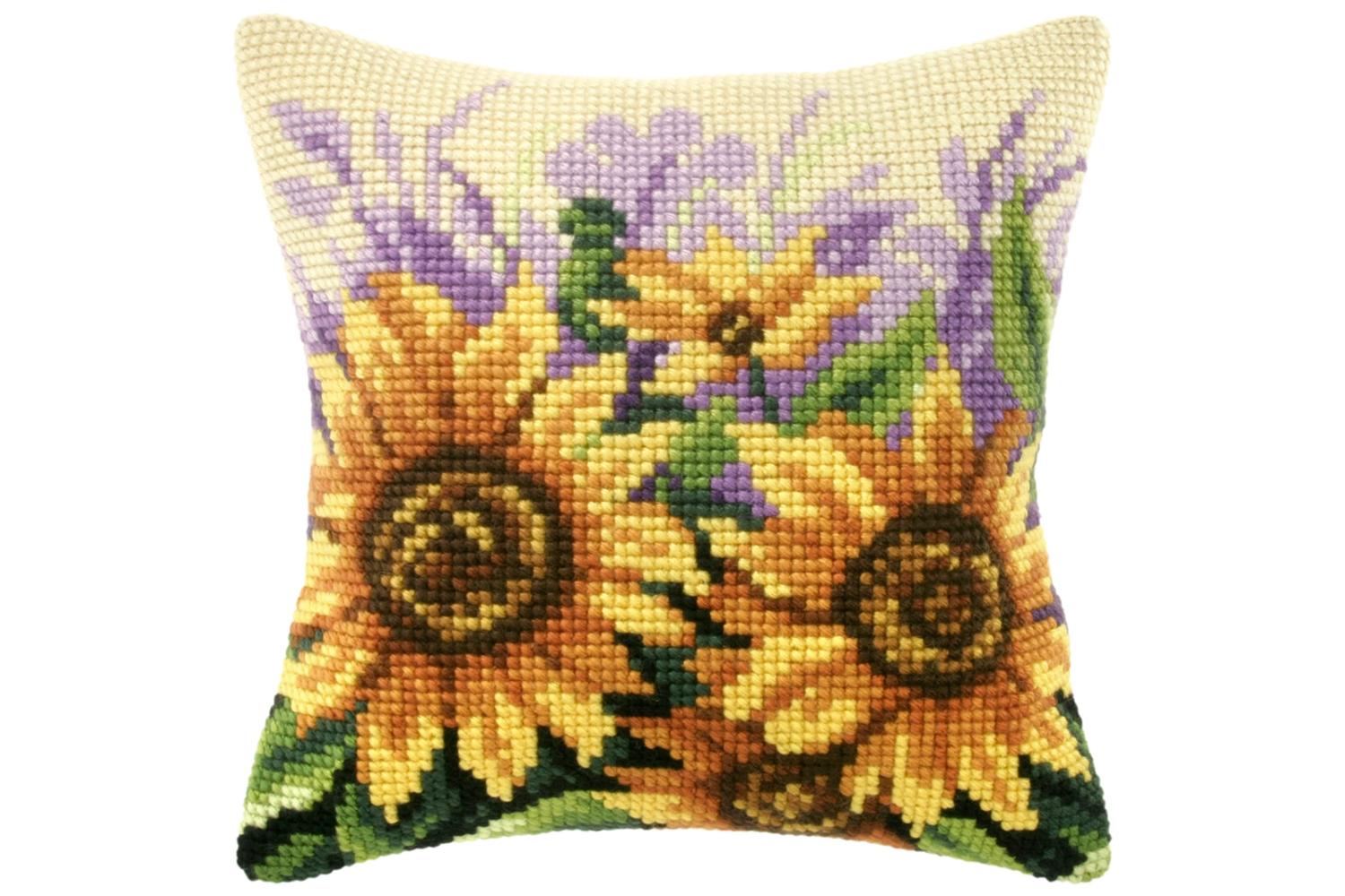 Orchidea Gro-orc.9124 - Cushion Sunflowers - Cross Stitch Ki