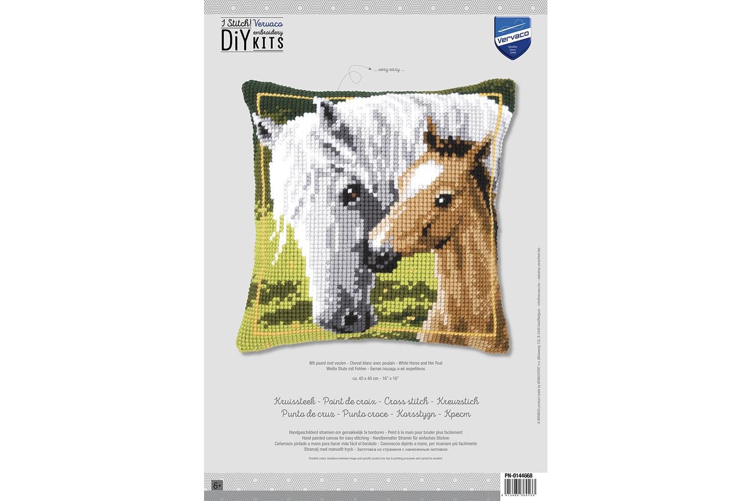 Vervaco Gro-pn-0144668 - Cushion Marefoal - Cross Stitch Kit