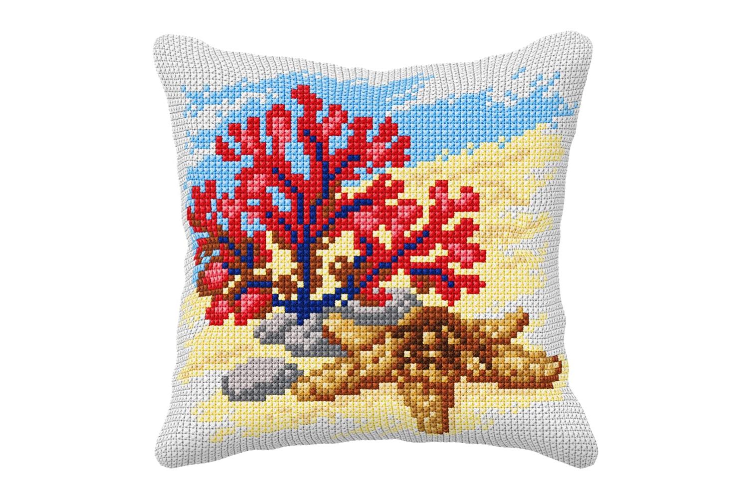 Orchidea Gro-orc.99025 - Cross Stitch Kit Cushion Large Cora