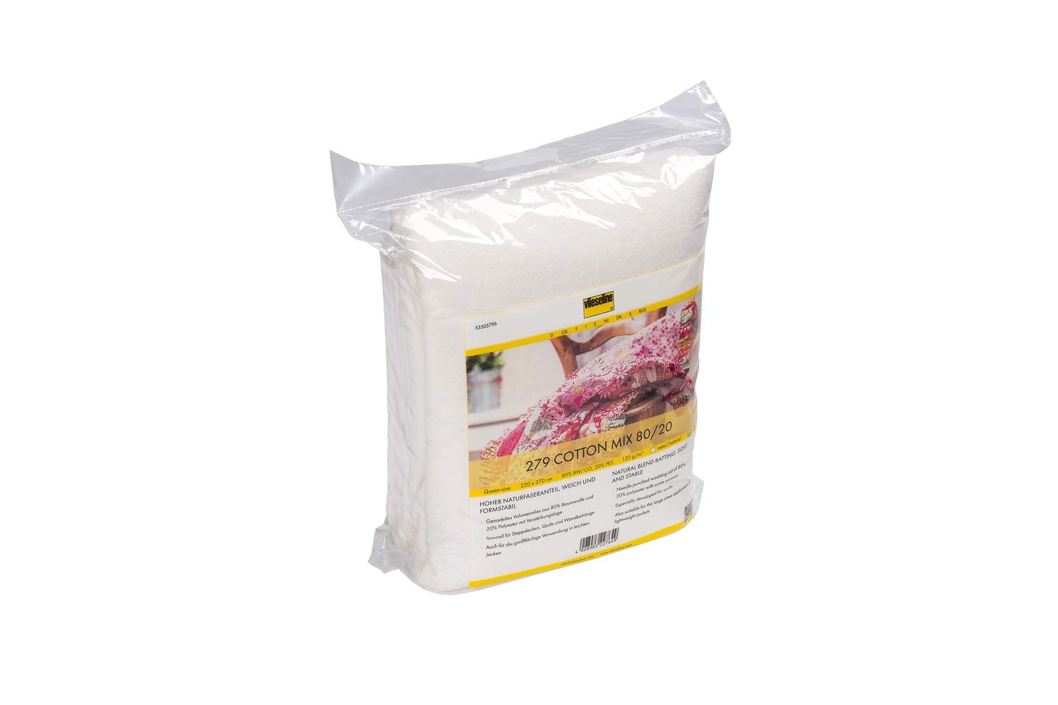 Vlieseline Gro-2v279q - Batting Pre-cut 279 Cotton Mix 8020 