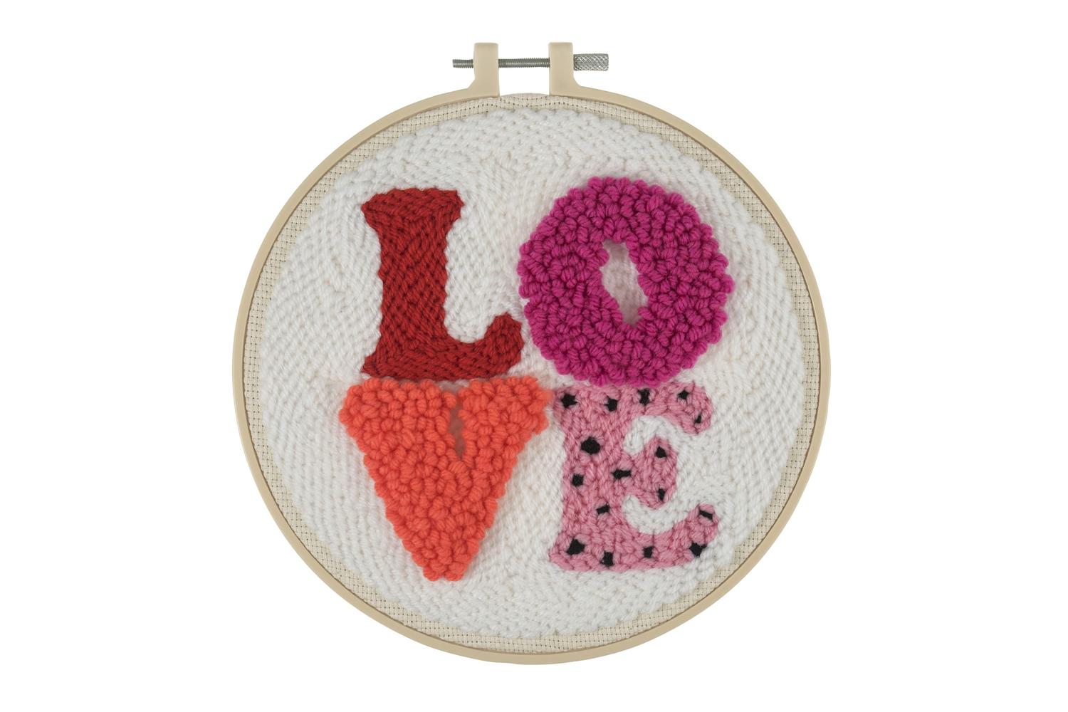 Trimits Gro-gck146 - Pneedle Love - Punch Needle Kit Yarn An