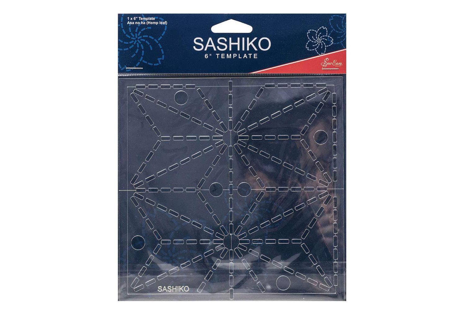 Sew Easy Gro-ers.006 - Se Stemplate Hleaf - Sashiko Template