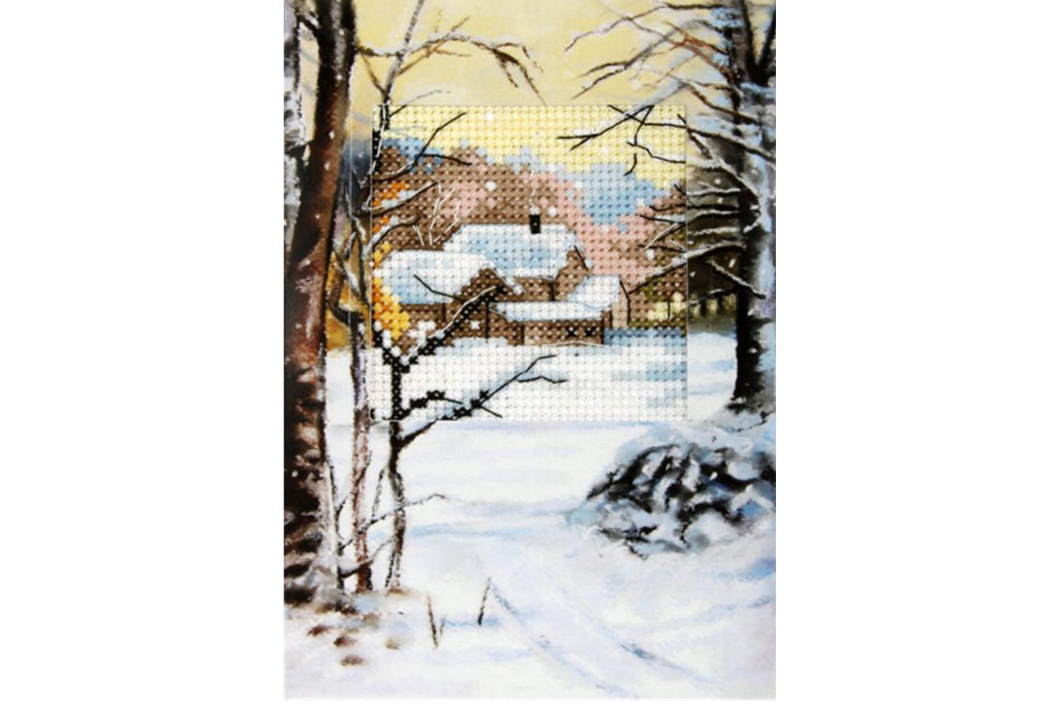 Orchidea Gro-orc.6234 - Gcard Winter - Counted Cross Stitch 