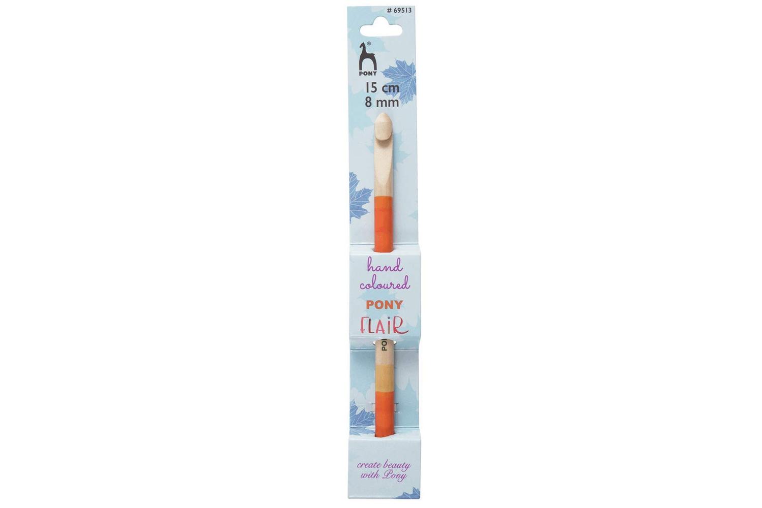 Pony Gro-p69513 - Flr Chk 800mm - Crochet Hook Flair Hand Pa