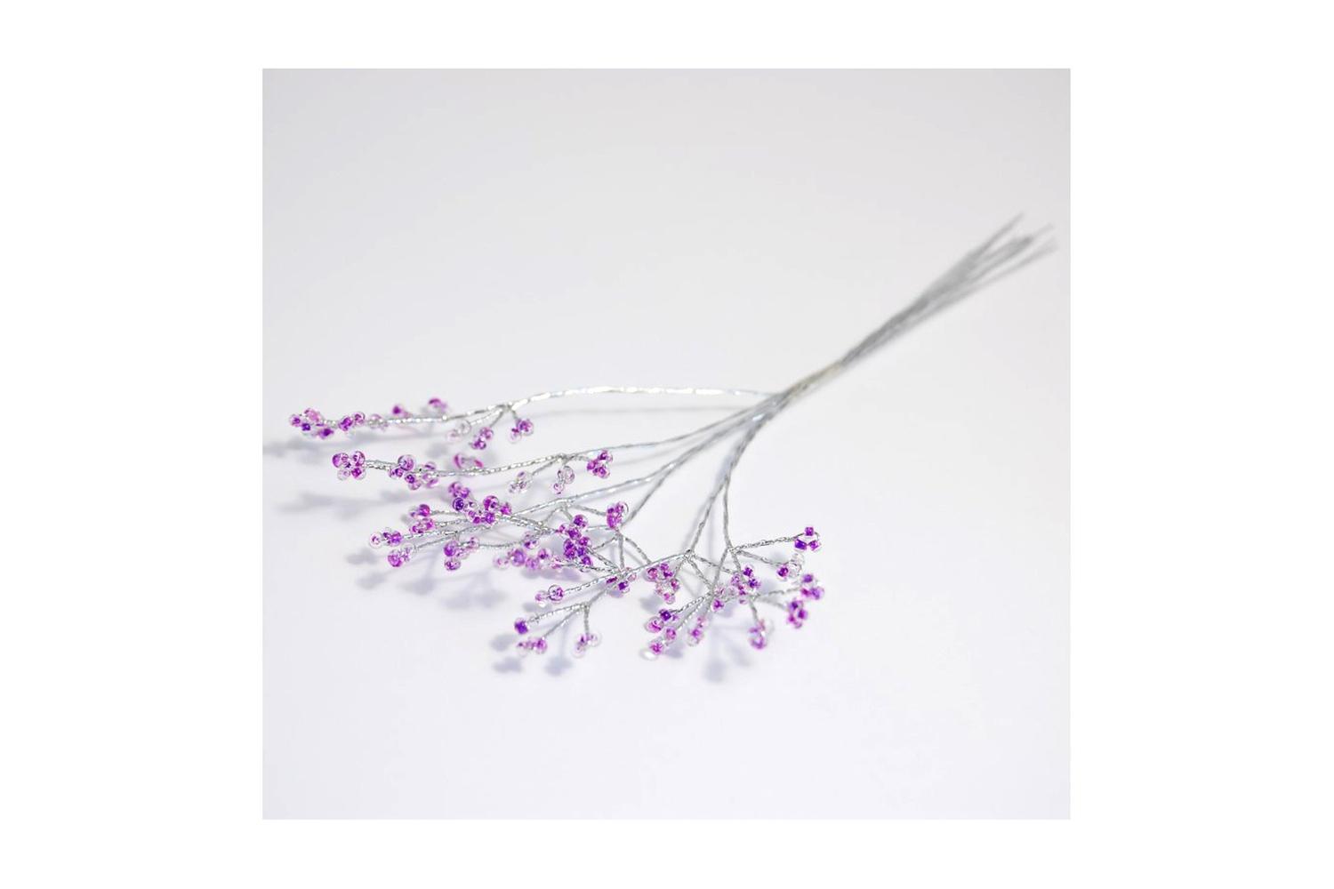 Occasions Gro-b1990ll\sl - Pick Fine Bead 2mm Pack Of 6 Lila