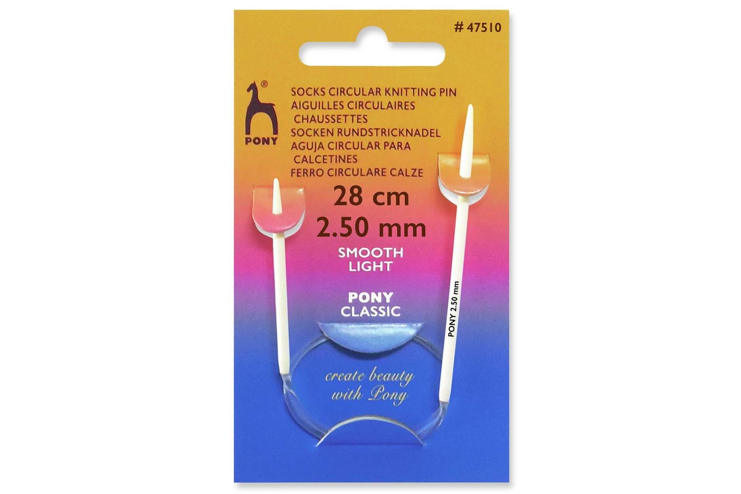 Pony Gro-p47510 - Circ Kp 28cmx250 - Knitting Pins Circular 