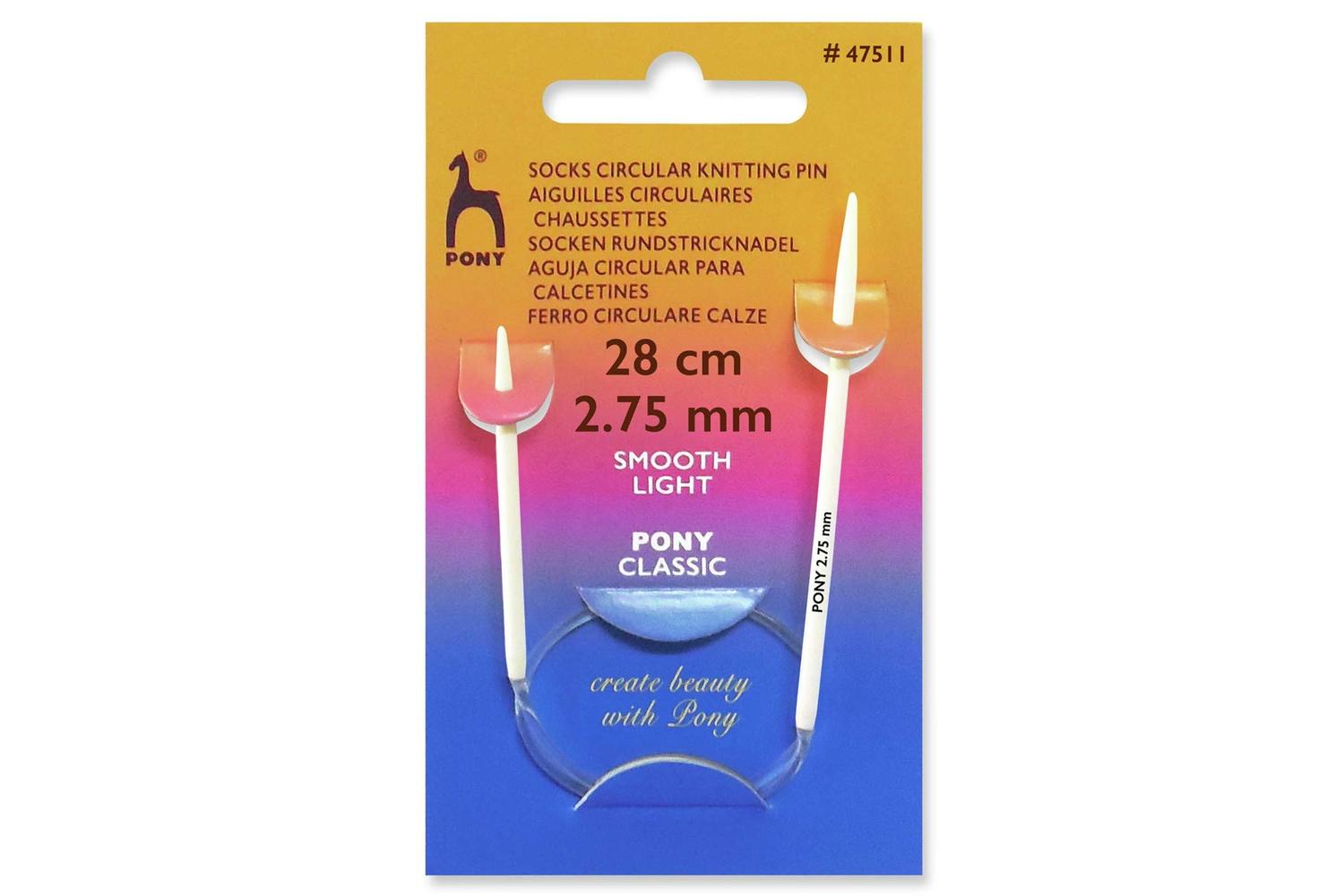 Pony Gro-p47511 - Circ Kp 28cmx275 - Knitting Pins Circular 