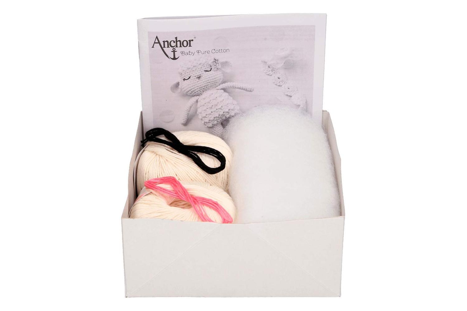 Anchor Gro-a28b001\9067 - Pacifier Kit Sheep - Crochet Kit B