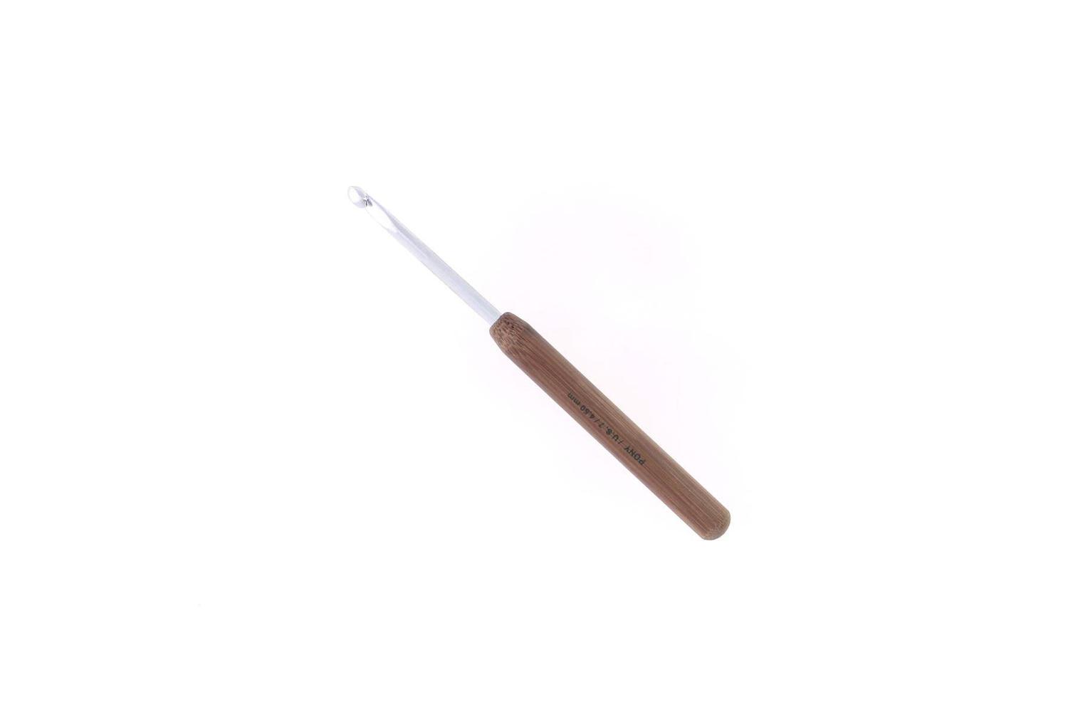 Pony Gro-p46310 - Chk Wbamb 450 - Crochet Hook Aluminium Wit