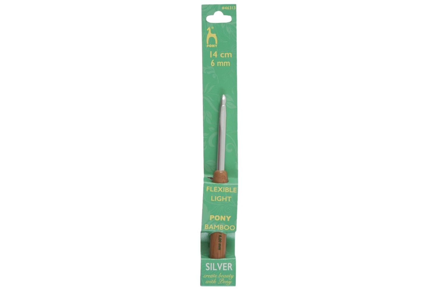 Pony Gro-p46313 - Chk Wbamb 600 - Crochet Hook Aluminium Wit