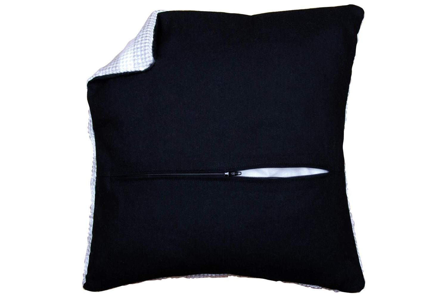 Vervaco Gro-pn-0174417 - Cush Back Wzip Black - Cushion Back