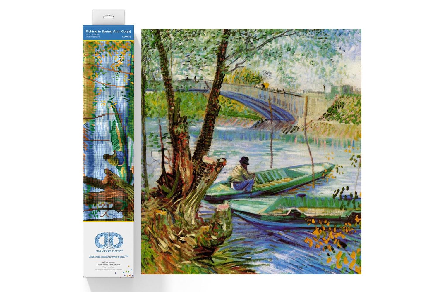 Diamond Dotz Gro-dd9.036 - Diamond Painting Kit Fishing In S