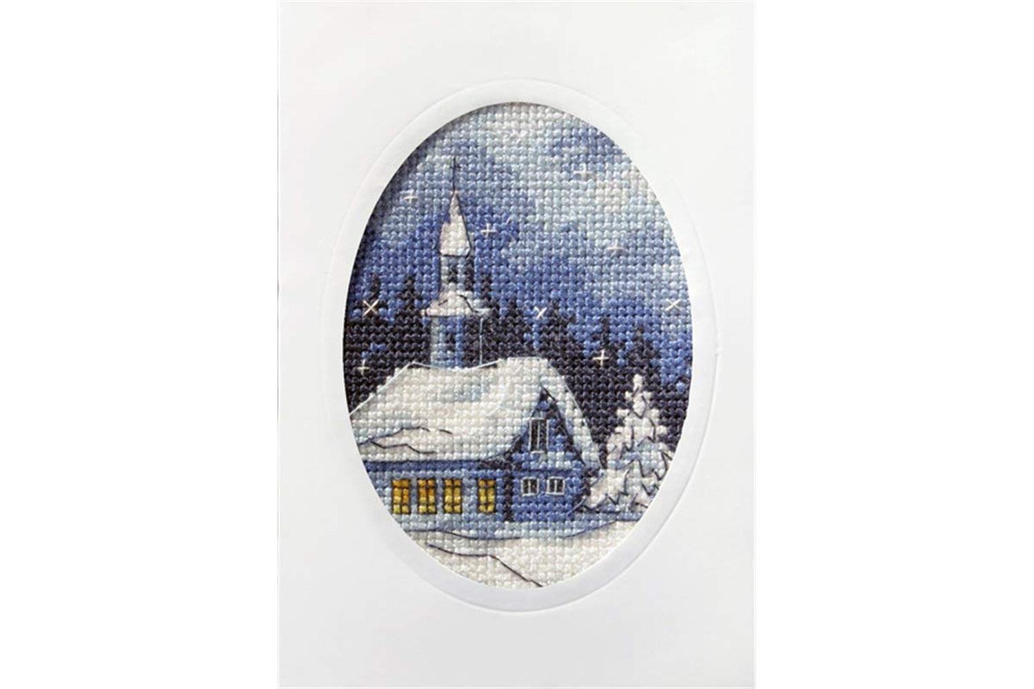 Orchidea Gro-orc.6153 - Gcard Tlght Church - Cross Stitch Ki