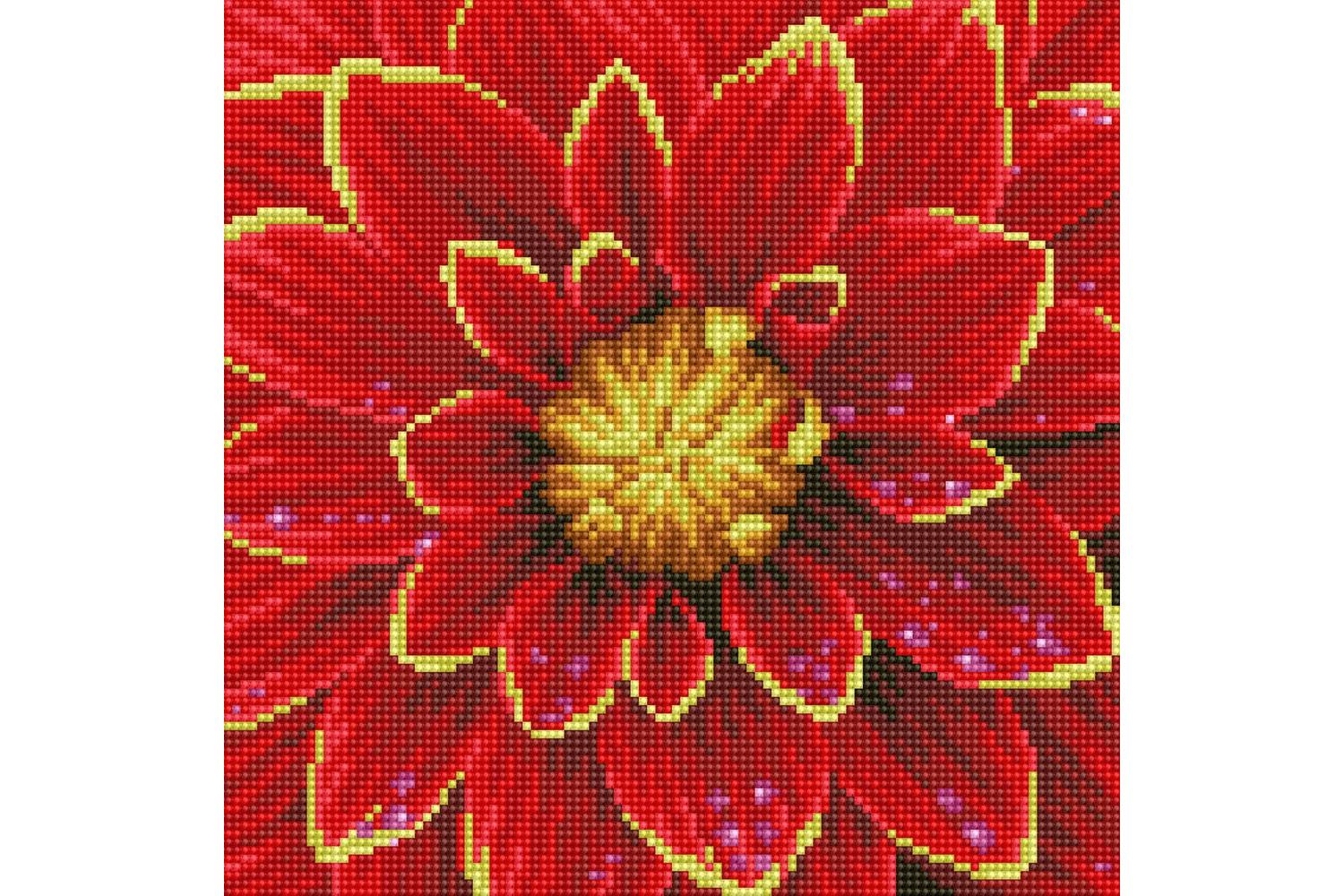 Diamond Dotz Gro-dd5.037 - Dahlia - Diamond Painting Kit Dah