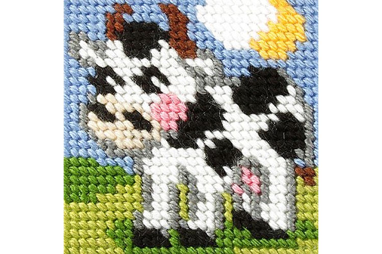 Orchidea Gro-orc.9635 - Emb Kit Cow - Needlepoint Kit My Fir
