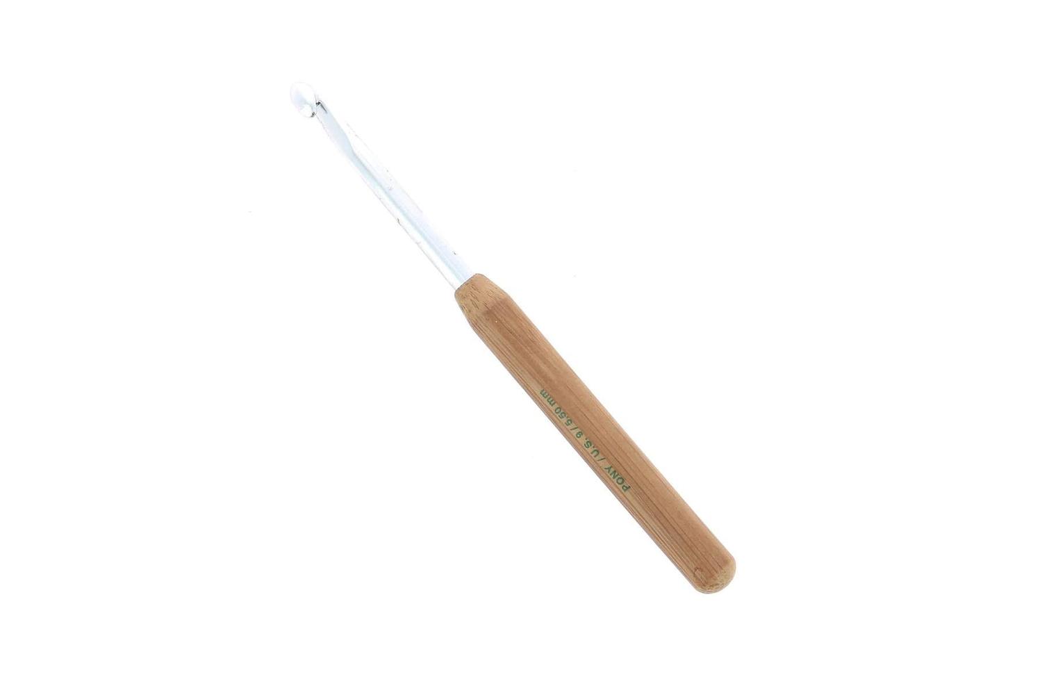 Pony Gro-p46312 - Chk Wbamb 550 - Crochet Hook Aluminium Wit
