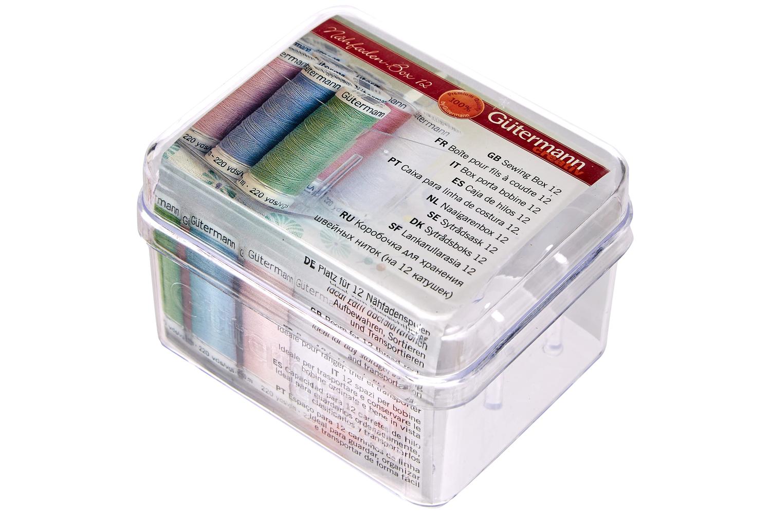 Gutermann Gro-728152 - Sewing Box 12 - Sewing Thread Box 12 