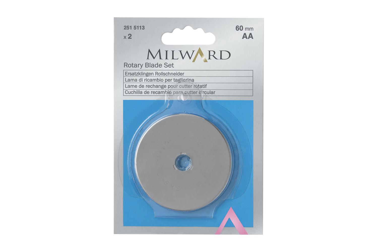 Milward Gro-2515113 - Rblade Set 60mm - Rotary Blade Set 60m
